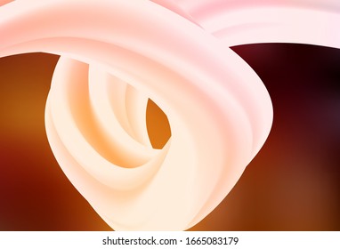 Dark Orange vector glossy abstract layout. New colored illustration in blur style with gradient. The best blurred design for your business.