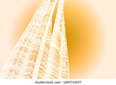 Diseño abstracto brillante vectorial oscuro naranja. Una elegante ilustración brillante con gradiente. Diseño inteligente para su trabajo.
