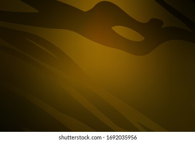 Fondo abstracto brillante vectorial oscuro naranja. Una ilustración de color completamente nueva en un estilo borroso. Diseño borroso para su sitio web.