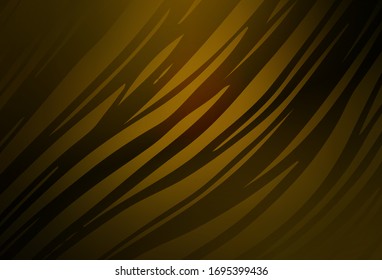 Dark Orange vector glossy abstract layout. Modern abstract illustration with gradient. Smart design for your work.