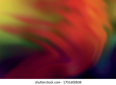 Dark Orange vector glossy abstract background. Creative illustration in halftone style with gradient. Elegant background for a brand book.