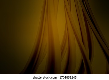 Dark Orange vector glossy abstract layout. Colorful abstract illustration with gradient. Blurred design for your web site.