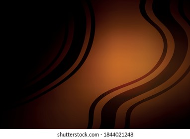Dark Orange vector glossy abstract background. New colored illustration in blur style with gradient. Background for designs.