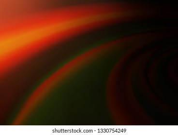 Dark Orange vector glossy bokeh pattern. A completely new color illustration in a bokeh style. A new texture for your design.