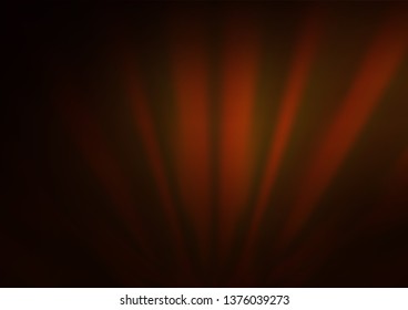 Dark Orange vector glossy bokeh pattern. Glitter abstract illustration with an elegant design. The template for backgrounds of cell phones.