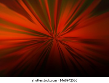 Dark Orange vector glossy bokeh pattern. An elegant bright illustration with gradient. Brand new style for your business design.