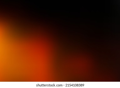 Dark Orange vector glossy bokeh pattern. A completely new color illustration in a bokeh style. Brand new style for your business design.