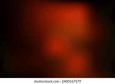 Dark Orange vector glossy bokeh pattern. Colorful abstract illustration with gradient. Sample for your creative designs.