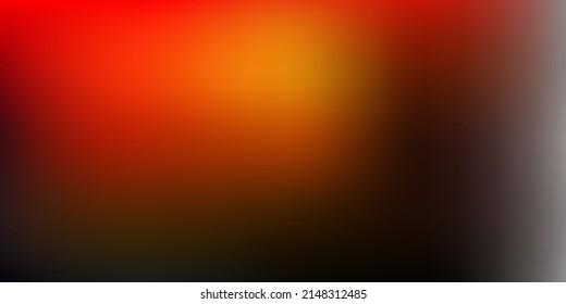 Dark orange vector gradient blur drawing. Shining colorful blur illustration in abstract style. Background for web designers.