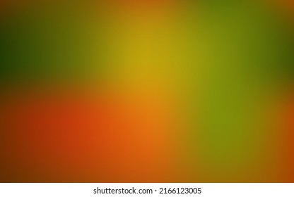 Dark orange vector gradient blur pattern. Shining colorful blur illustration in abstract style. Best choice for your design.