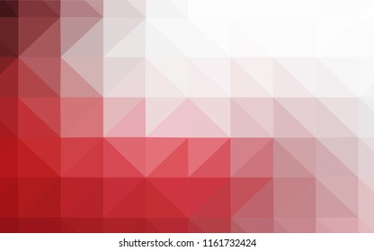 Dark Orange vector gradient triangles texture. Shining colorful illustration with triangles. Completely new template for your banner.