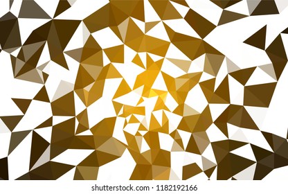 Dark Orange vector gradient triangles template. Colorful illustration in abstract style with triangles. A new texture for your web site.