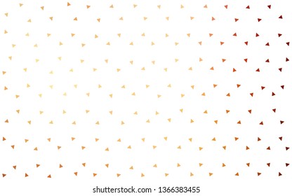 Dark Orange vector  gradient triangles template. A sample with polygonal shapes. A new texture for your web site.
