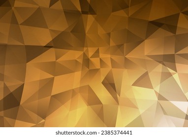 Dark Orange vector gradient triangles pattern. Modern abstract illustration with triangles. A new texture for your web site.
