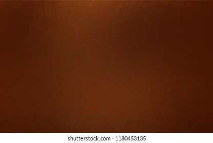 Dark Orange vector hexagon mosaic template. Colorful abstract illustration with gradient. The completely new template can be used for your brand book.