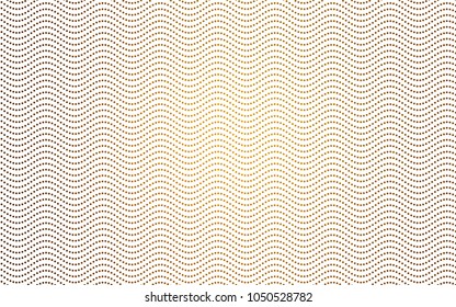 Dark Orange vector illustration which consist of circles. Dotted gradient design for your business. Creative geometric background in halftone style with colored spots.