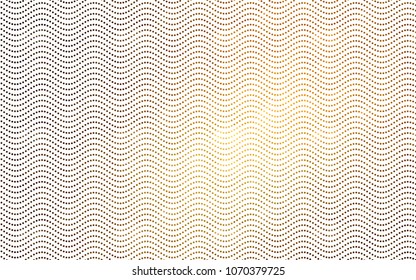 Dark Orange vector illustration which consist of circles. Dotted gradient design for your business. Creative geometric background in halftone style with colored spots.