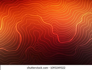 Dark Orange vector indian curved template. A completely new color illustration in doodle style. The template can be used as a background for cell phones.