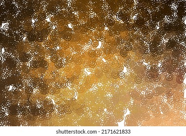 Diseño vector naranja oscuro con líneas dobladas. Ilustración colorida de estilo sencillo con degradado. Un diseño completamente nuevo para su negocio.