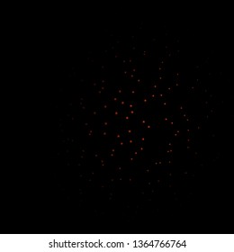 Dark Orange vector layout with bright stars. Modern geometric abstract illustration with stars. Theme for cell phones.