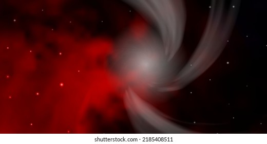 Dark Orange vector layout with bright stars. Modern geometric abstract illustration with stars. Pattern for websites, landing pages.