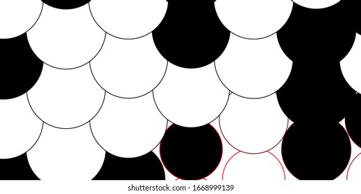 Dark Orange vector layout with circle shapes. Abstract decorative design in gradient style with bubbles. Pattern for wallpapers, curtains.