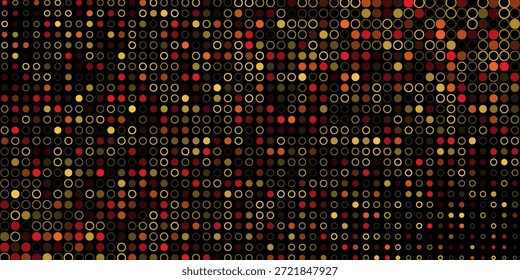 Diseño de Vector naranja oscuro con Formas circulares. Burbujas borrosas sobre fondo abstracto con degradado colorido. Nuevo diseño para anuncio, cartel, Anuncio de su Sitio web.