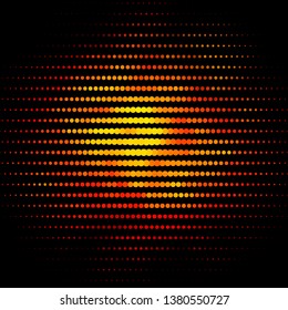 Dark Orange vector layout with circles. Abstract illustration with colorful spots in nature style. New template for your brand book.