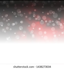Dark Orange vector layout with circles. Glitter abstract illustration with colorful drops. Pattern for wallpapers, curtains.