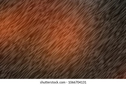 Dark Orange vector layout with flat lines. Lines on blurred abstract background with gradient. The pattern can be used for websites.