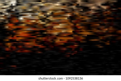 Dark Orange vector layout with flat lines. Modern geometrical abstract illustration with staves. Best design for your ad, poster, banner.