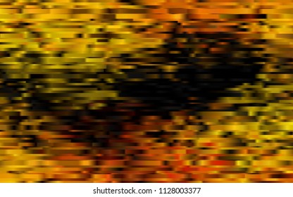 Dark Orange vector layout with flat lines. Decorative shining illustration with lines on abstract template. The template can be used as a background.