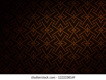 Dark Orange vector layout with flat lines. Shining illustration with lines on abstract template. Pattern for ads, posters, banners.