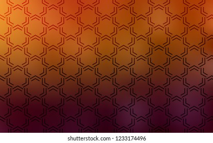 Dark Orange vector layout with flat lines. Modern geometrical abstract illustration with Lines. Smart design for your business advert.