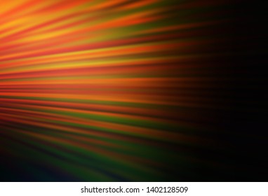 Dark Orange vector layout with flat lines. Blurred decorative design in simple style with lines. Pattern for ads, posters, banners.