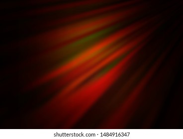 Dark Orange vector layout with flat lines. Glitter abstract illustration with colored sticks. Pattern for websites, landing pages.