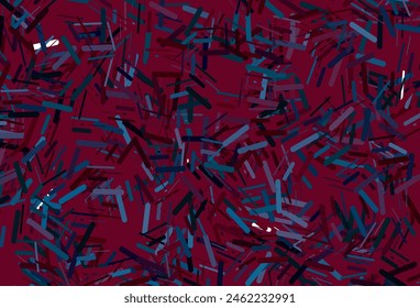 Dark orange vector layout with flat lines. Shining colored illustration with narrow lines. Pattern for business booklets, leaflets.