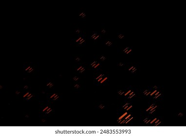 Dark Orange vector layout with flat lines. Blurred decorative design in simple style with lines. Smart design for your business advert.