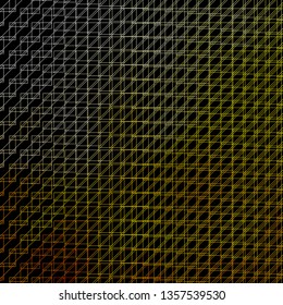Dark Orange vector layout with lines. Geometric abstract illustration with blurred lines. Template for your UI design.