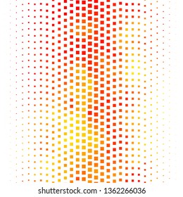 Dark Orange vector layout with lines, rectangles. New abstract illustration with rectangular shapes. Modern template for your landing page.