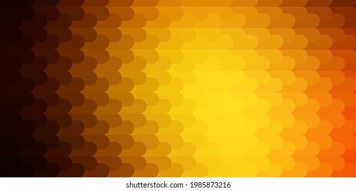 Dark Orange vector layout with lines. Gradient abstract design in simple style with sharp lines. Smart design for your promotions.