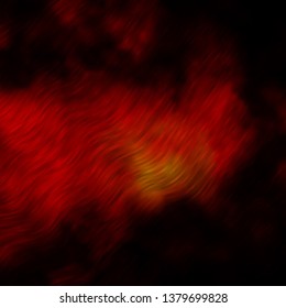 Dark Orange vector layout with wry lines. Abstract gradient illustration with wry lines. Pattern for commercials, ads.