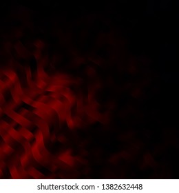 Dark Orange vector layout with wry lines. Abstract gradient illustration with wry lines. Pattern for ads, commercials.