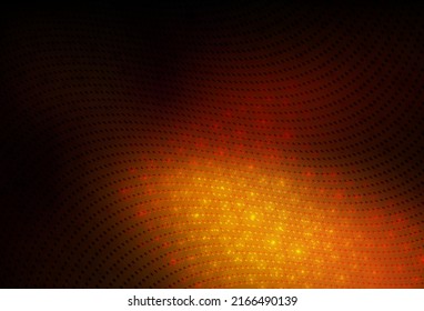 Dark Orange vector Modern abstract illustration with colorful water drops. Blurred decorative design in abstract style with bubbles. Smart design for business ads.