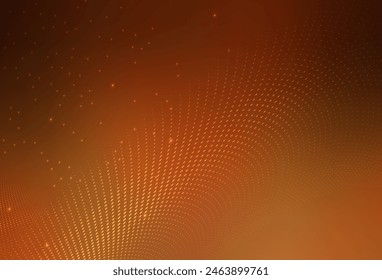 Dark Orange vector Modern abstract illustration with colorful water drops. Modern abstract illustration with colorful water drops. Wallpaper for a cell phone.