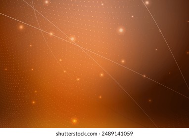 Dark Orange vector Modern abstract illustration with colorful water drops. Modern abstract illustration with colorful water drops. Smart design for business ads.