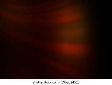 Dark Orange vector modern bokeh pattern. An elegant bright illustration with gradient. The background for your creative designs.