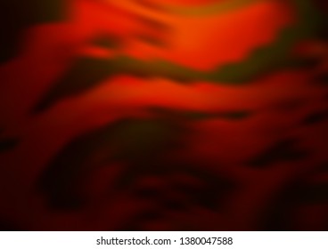 Dark Orange vector modern bokeh pattern. Creative illustration in halftone style with gradient. The elegant pattern for brand book.