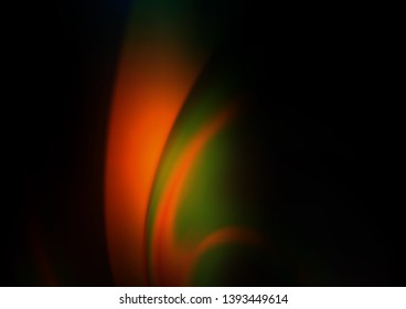 Dark Orange vector modern bokeh pattern. A completely new color illustration in a bokeh style. The background for your creative designs.