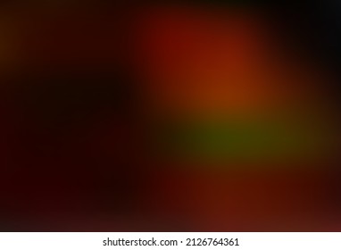 Patrón de bokeh moderno vector naranja oscuro. Ilustración abstracta vaga con gradiente. Plantilla para teléfonos móviles.